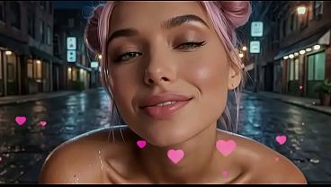 Pink Hair Latina Mia Gets Taken In The Alley