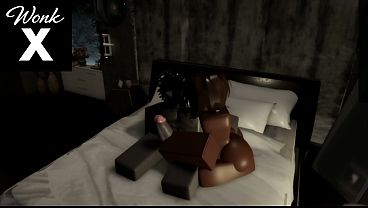 [ROBLOX] Needy black femboy can’t get enough of my load